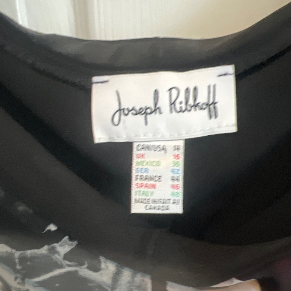 Joseph ribkoff pants with dress overlay